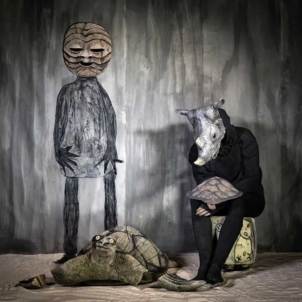 Exhibition; End of the game by Roger Ballen