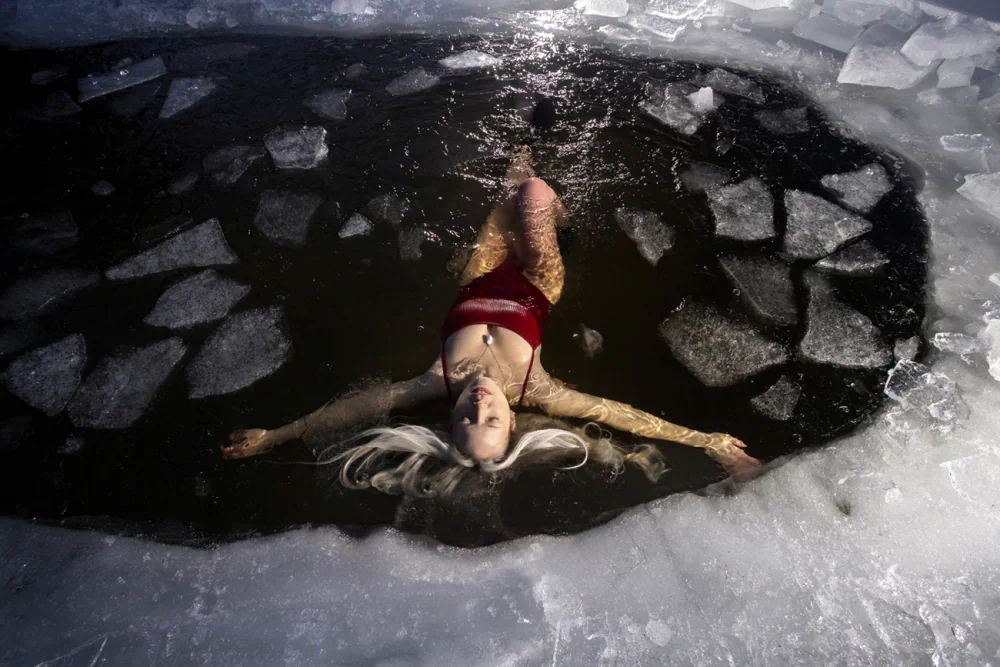 Through the Ice by Laurie Swope: A Photographic Study of Cold Water Plunging