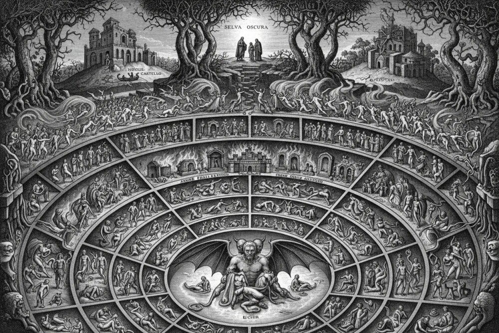 Divina Commedia through AI Art